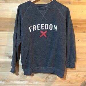 Krochet Kids “Freedom” anti trafficking awareness ethically made sweatshirt